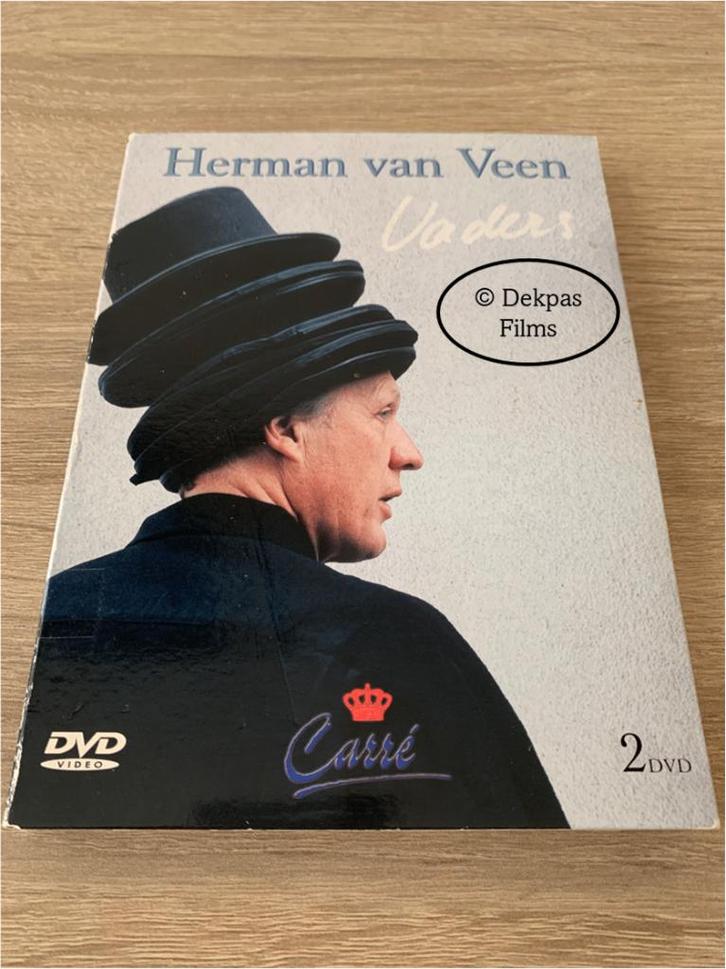 Dvd's Herman van Veen - Vaders - 2-Disc, Cd's en Dvd's, Dvd's | Cabaret en Sketches, Gebruikt, Stand-up of Theatershow, Alle leeftijden