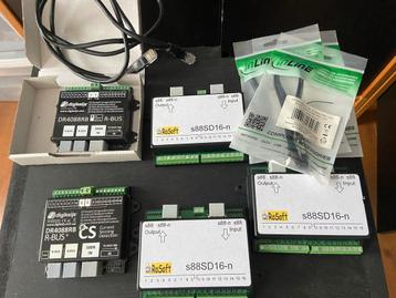 Bezetmelders 2x Digikeijs DR4088RB-R-bus en 3x s88SD16-n beschikbaar voor biedingen