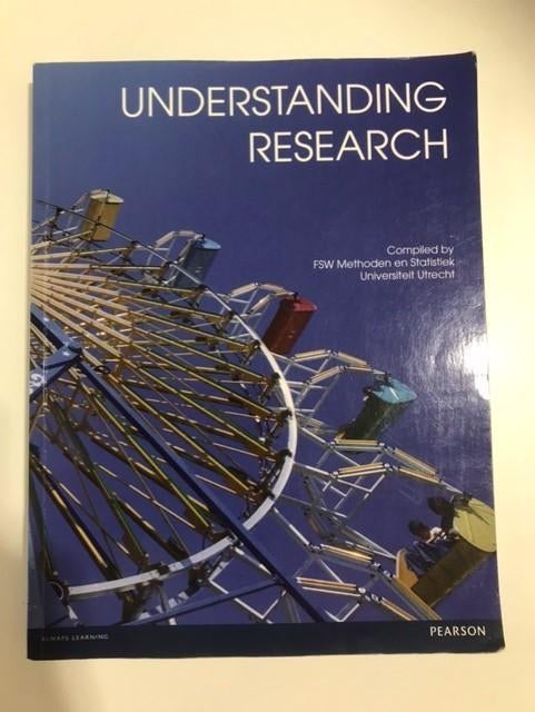 Understanding Research, Ophalen of Verzenden, Alpha, Zo goed als nieuw, WO