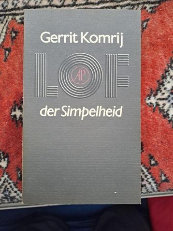 Komrij  Lof der Simpelheid beschikbaar voor biedingen