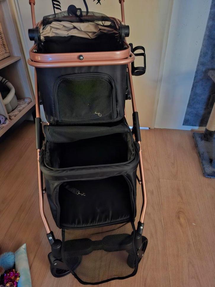 Dieren buggy duo  €70.00 en diverse spullen totaal alles 80., Dieren en Toebehoren, Overige Dieren-accessoires, Zo goed als nieuw