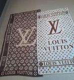 2x mooie grote badhanddoeken L Vuitton handdoek, Ophalen of Verzenden, Zo goed als nieuw, Bruin, Handdoek