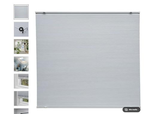 Ikea Hornvallmo verduisterend plisségordijn 100x130  100x80, Huis en Inrichting, Stoffering | Gordijnen en Lamellen, Nieuw, Minder dan 100 cm