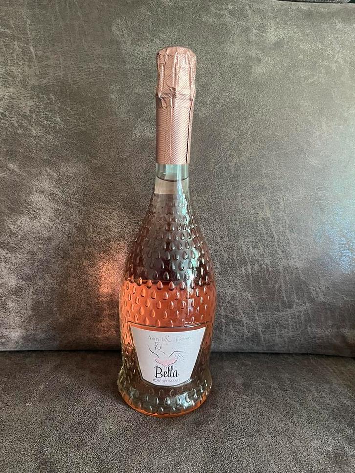 Astrid & Thérese fles rozé spumente met bubbeltjes, Verzamelen, Wijnen, Nieuw, Roséwijn, Italië, Ophalen of Verzenden