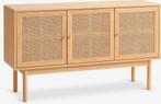 HALMSTAD Dressoir - Eikenhout, Ophalen, Met deur(en), 100 tot 150 cm, Eikenhout