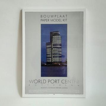 Bouwplaat Paper Model Kit - World Port Center Rotterdam beschikbaar voor biedingen