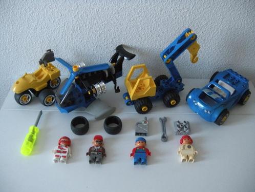 Duplo Toolo set 2904 + 2909 + Sleepwagen + Rallywagen, Kinderen en Baby's, Speelgoed | Duplo en Lego, Gebruikt, Duplo, Losse stenen