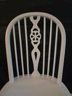 Set van 3 witte houten stoelen, Huis en Inrichting, Stoelen, Ophalen, Drie, Zo goed als nieuw, Hout