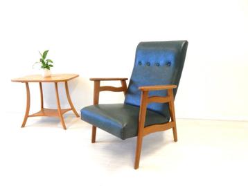 Vintage Retro Fauteuil Stoel Jaren 60 Mid Century beschikbaar voor biedingen