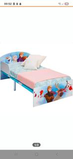 Frozen bed, Kinderen en Baby's, Kinderkamer | Bedden, 85 tot 100 cm, Ophalen of Verzenden, Zo goed als nieuw, Matras