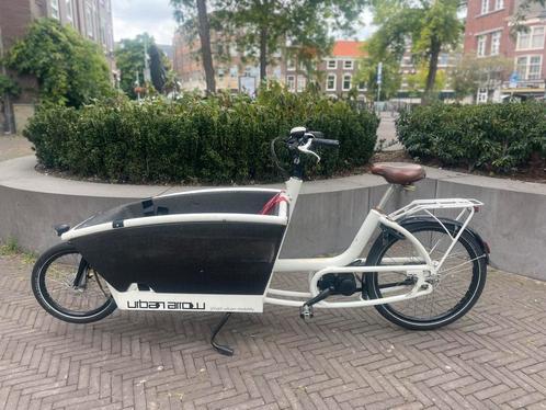 Bakfiets electrisch Urban Arrow, Fietsen en Brommers, Fietsen | Bakfietsen, Gebruikt, Overige merken, 3 kinderen, Elektrisch, Ophalen