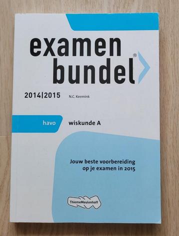 Wiskunde A Havo – Examenbundel 2014/2015 beschikbaar voor biedingen