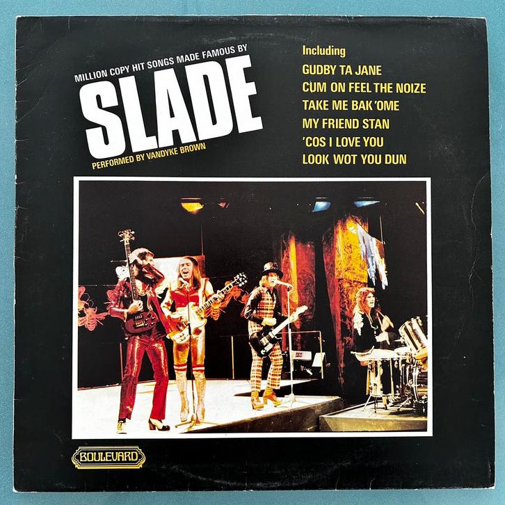 Vandyke Brown - Million-Copy Songs Made Famous By The Slade, Cd's en Dvd's, Vinyl | Rock, Gebruikt, Poprock, 12 inch, Ophalen of Verzenden