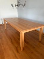 Eetkamer tafel massief blank eiken, Huis en Inrichting, Tafels | Salontafels, Ophalen, 100 tot 150 cm, Eikenhout, 200 cm of meer