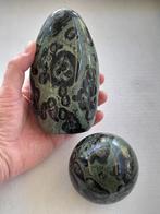 Kambaba Jaspis 1,6 kg - vrije vorm 13 cm en bol 7 cm - nr 1, Ophalen of Verzenden, Mineraal