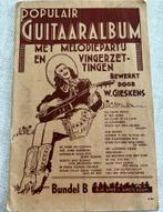 Gitaaralbum Populair - W. Gieskens, Ophalen of Verzenden, Gelezen, Instrument