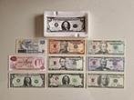 Dollar Lotje USA/Leergeld/Guyana/Singapore+100 Dollar Asbak, Verzenden, Noord-Amerika, Setje