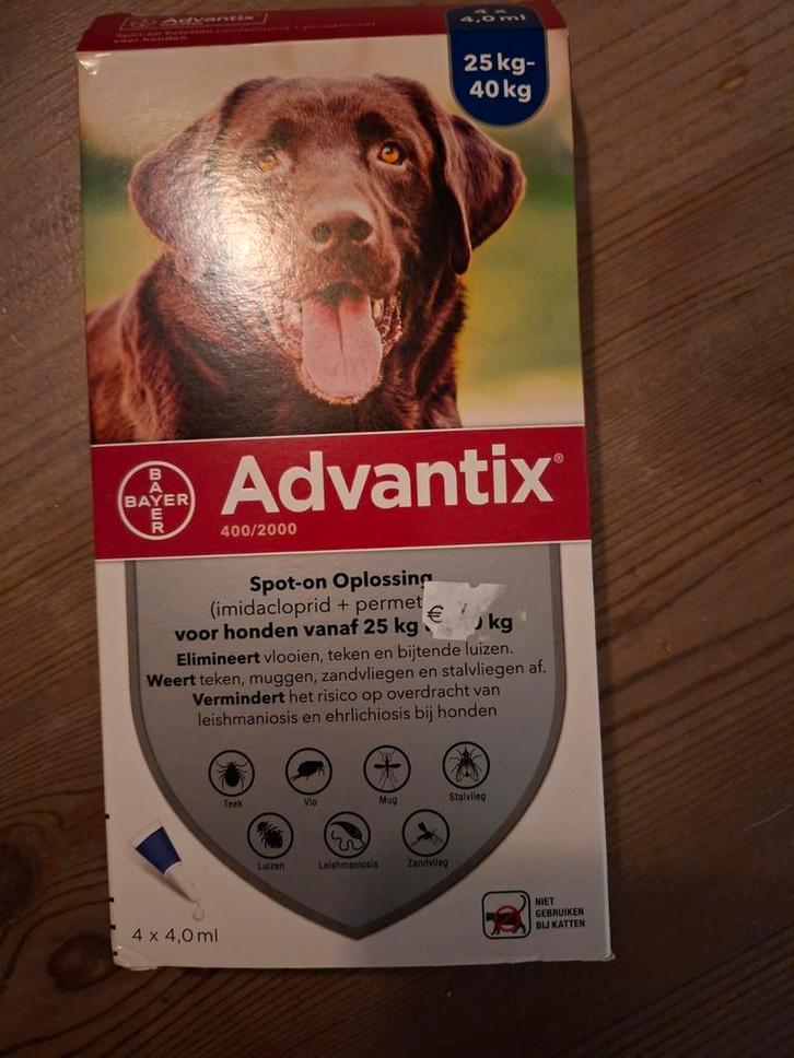 Advantix middel tegen teken en vlooien, Dieren en Toebehoren, Overige Dieren-accessoires, Nieuw, Ophalen of Verzenden