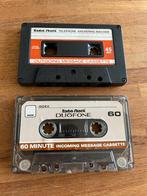 Vintage Radio Shaek DuoFone cassettebandjes message cassette, Ophalen of Verzenden, Gebruikt, 2 t/m 25 bandjes, Origineel