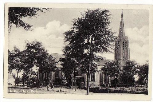 Nisse (Zlnd) Herv. Kerk 1936., Verzamelen, Ansichtkaarten | Nederland, Gelopen, Zeeland, 1920 tot 1940, Verzenden