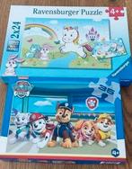 3 kinder puzzles paw patrol en eenhoorn, Ophalen of Verzenden, 10 tot 50 stukjes, Gebruikt