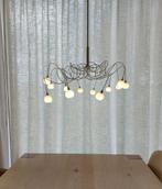Harco loor RVS hanglamp Snowball LED 12 glazen matte bollen, Huis en Inrichting, Lampen | Hanglampen, Ophalen, Gebruikt, Glas