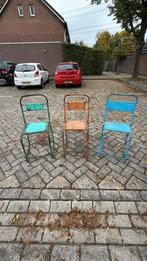 Vintage metalen stoelen, Ophalen