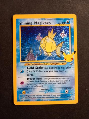 Pokemon Shining Magikarp Celebrations Classic Collection NM beschikbaar voor biedingen
