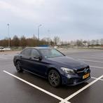Mercedes-Benz C-Klasse C300e AMG line 320pk 2021, Auto's, 1800 kg, Blauw, USB, Vierwielaandrijving