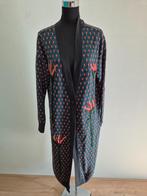 V55 - Petrolkleurig lang Didi vest maat 44 (1), Kleding | Dames, Ophalen of Verzenden, Zo goed als nieuw, Maat 42/44 (L)