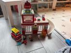 LEGO Duplo Brandweerkazerne met Brandweerauto en Helikopter, Ophalen, Zo goed als nieuw