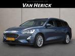 Ford Focus Wagon 1.5 EcoBoost 150PK Titanium | Winterpakket, Auto's, 65 €/maand, Stof, Gebruikt, Blauw