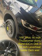 Thuiskomer Reservewiel VW Golf 7/8 T-Roc Audi A3 Octavia 16, Ophalen of Verzenden, Gebruikt, Personenwagen, Banden en Velgen