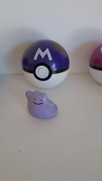 Pokémon poppetje Ditto met pokebal, Verzamelen, Poppetjes en Figuurtjes, Ophalen of Verzenden, Zo goed als nieuw