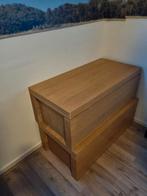 2 grenen kisten met schuifdeksel., Huis en Inrichting, Woonaccessoires | Kisten, Ophalen, Zo goed als nieuw, 75 tot 100 cm, Minder dan 50 cm