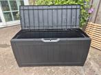 Kussenbox antraciet Keter 110x 53 x 40 (binnenmaat), Tuin en Terras, Ophalen, Zo goed als nieuw, Kunststof