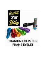 SUPER73 Titanium bolts for frame eyelet custom colored, Ophalen of Verzenden