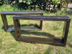 Set stalen tafelpoten voor salontafel, Huis en Inrichting, Ophalen, Tafelpoot, Minder dan 50 cm, Gebruikt