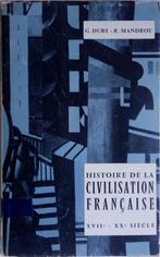 Histoire de la Civilation Française, Gelezen, Duby en Mandrou, Verzenden, Europa