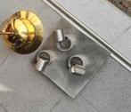 RVS, hanglamp. plafondlamp gratis., Huis en Inrichting, Lampen | Spots, Ophalen, Zo goed als nieuw, Metaal of Aluminium