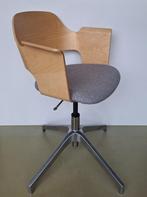 Ikea Fjallberget design bureaustoel plywood aluminium stoel, Huis en Inrichting, Bureaustoelen, Ophalen, Gebruikt, Grijs, Bureaustoel