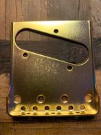 Fender telecaster brugplaat-Gold string thru en toploader, Muziek en Instrumenten, Instrumenten | Onderdelen, Verzenden, Elektrische gitaar