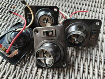4x Vintage Plafond Verlichting met Schakelaar beschikbaar voor biedingen