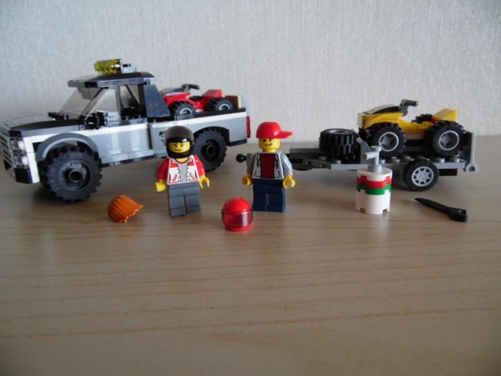 Lego City 60148 ATV Raceteam, Kinderen en Baby's, Speelgoed | Duplo en Lego, Gebruikt, Lego, Complete set, Ophalen of Verzenden