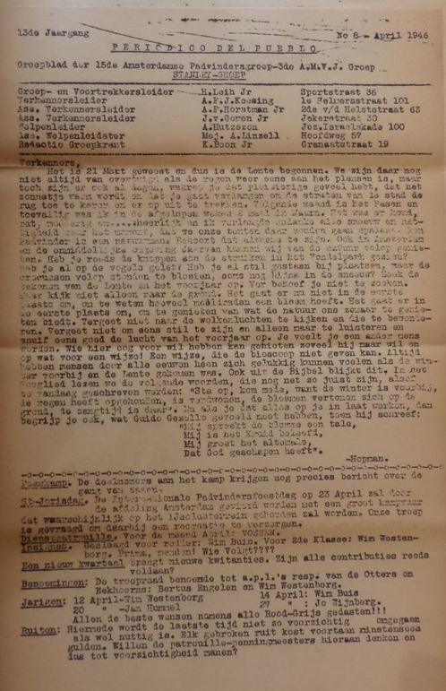 SC_22	Scouting Padvinders	Periodiek Drukwerk Poststuk	apr-46, Verzamelen, Scouting, Gebruikt, Boek of Tijdschrift, Ophalen of Verzenden