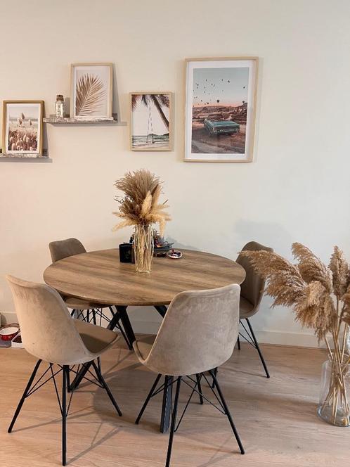 Dinning table with 4 chairs, Huis en Inrichting, Tafels | Eettafels, Zo goed als nieuw, 50 tot 100 cm, 50 tot 100 cm, Rechthoekig