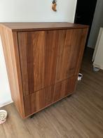 IKEA stockholm walnootfineer dressoir massief hout, Huis en Inrichting, Ophalen, Zo goed als nieuw, 25 tot 50 cm