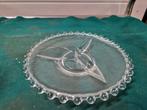 verdeelschaal vintage van glas, Ophalen of Verzenden, 'T Olde Gre-j, Info@toldegrej.nl, Endepoelstraat 20f Didam