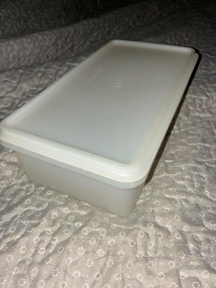 Grote Tupperware Bewaardoos, Huis en Inrichting, Keuken | Tupperware, Gebruikt, Bak of Kom, Wit, Verzenden