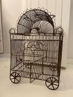 Prachtige grote vintage vogelkooi, Antiek en Kunst, Curiosa en Brocante, Ophalen